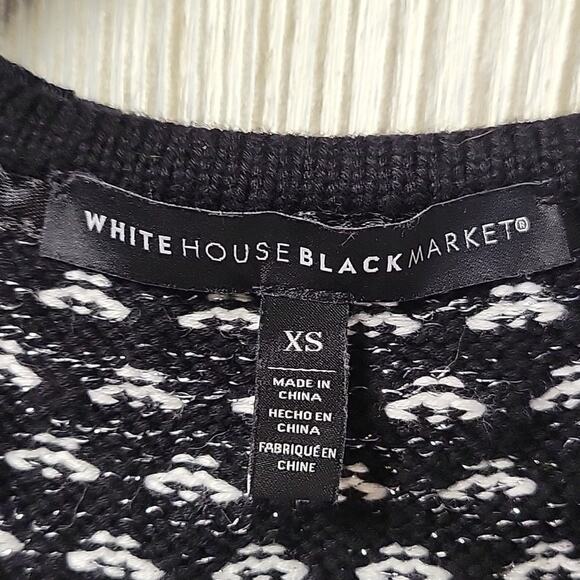White House Black Market Embellished Sweater Jacket Womens Size XS - Picture 4 of 9
